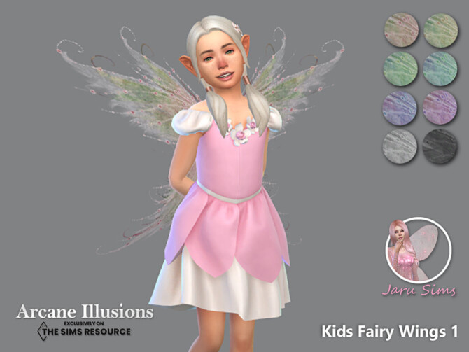 Arcane Illusions – Kids Fairy Wings 1 by Jaru Sims at TSR