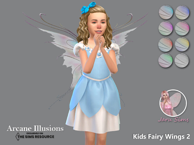 Arcane Illusions – Kids Fairy Wings 2 by Jaru Sims at TSR