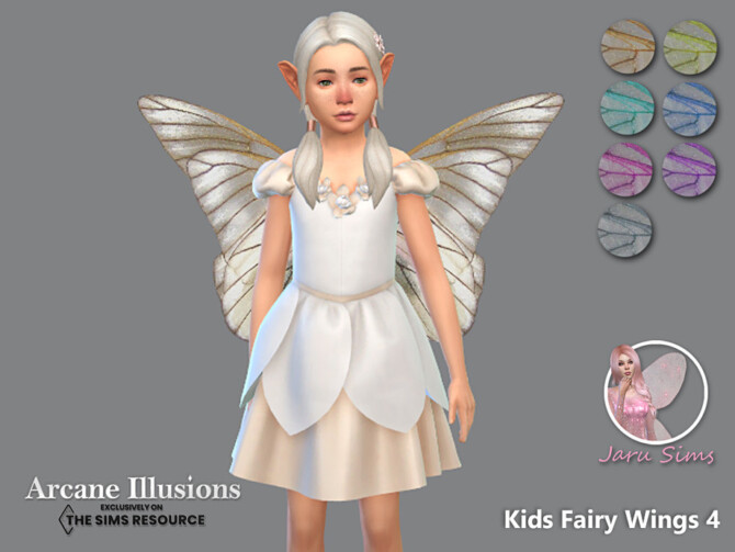 Arcane Illusions – Kids Fairy Wings 4 by Jaru Sims at TSR