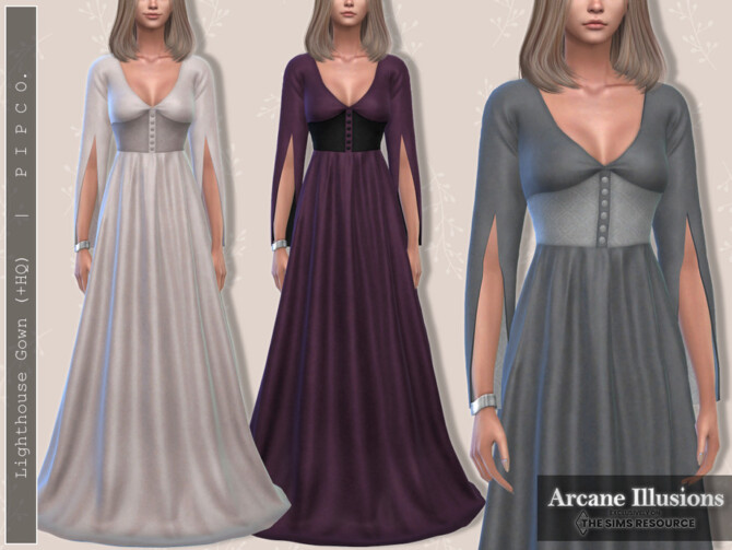 Arcane Illusions – Lighthouse Gown by Pipco at TSR