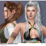 Arcane Illusions – Lithunium Hairstyle Set by DarkNighTt at TSR