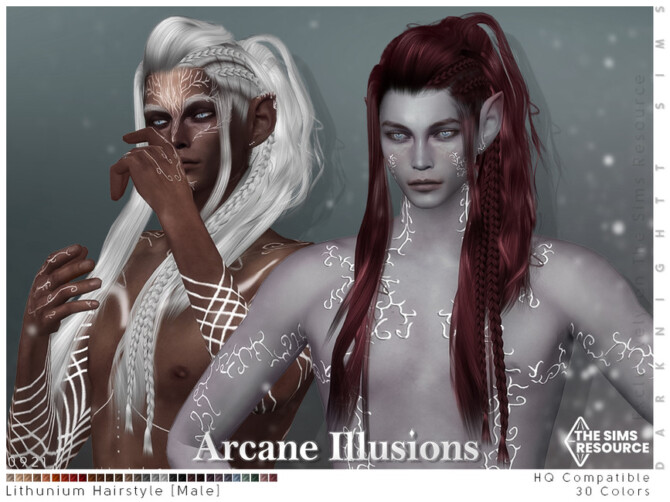 Arcane Illusions – Lithunium Hairstyle for Males by DarkNighTt at TSR