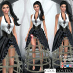 Arcane Illusions – Magic Dress by sims2fanbg at TSR