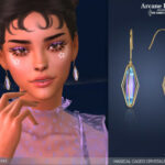 Arcane Illusions – Magical Caged Crystal Earrings by feyona at TSR