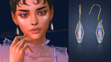 Arcane Illusions – Magical Caged Crystal Earrings by feyona at TSR