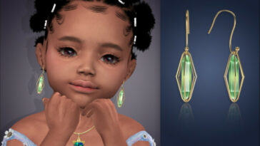 Arcane Illusions – Magical Caged Crystal Earrings toddlers by feyona at TSR