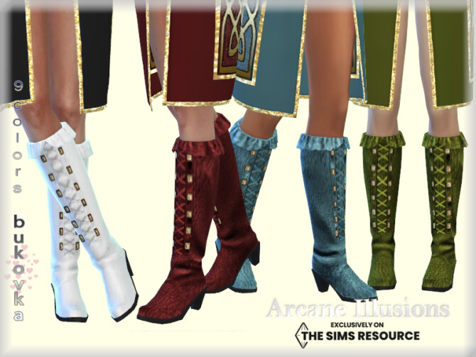 Arcane Illusions – Magician Costum Boots by bukovka at TSR