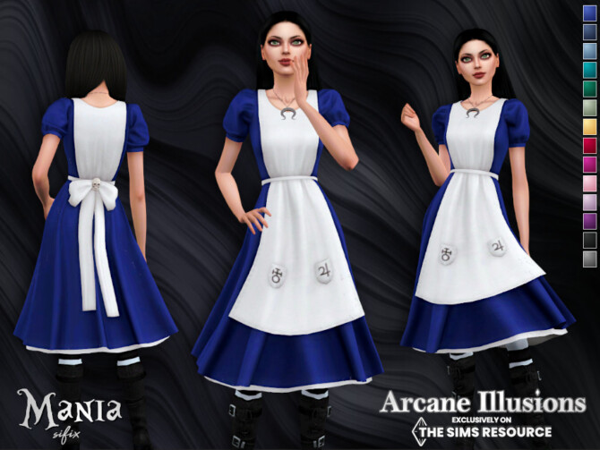 Arcane Illusions – Mania Dress by Sifix at TSR