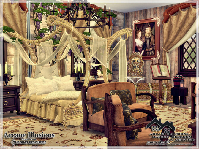 Arcane Illusions – Marion – Bedroom by marychabb at TSR