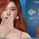 Arcane Illusions – Mermaid Moon Ring by feyona at TSR