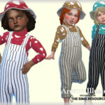 Arcane Illusions – Mushroom Overalls toddler by bukovka at TSR