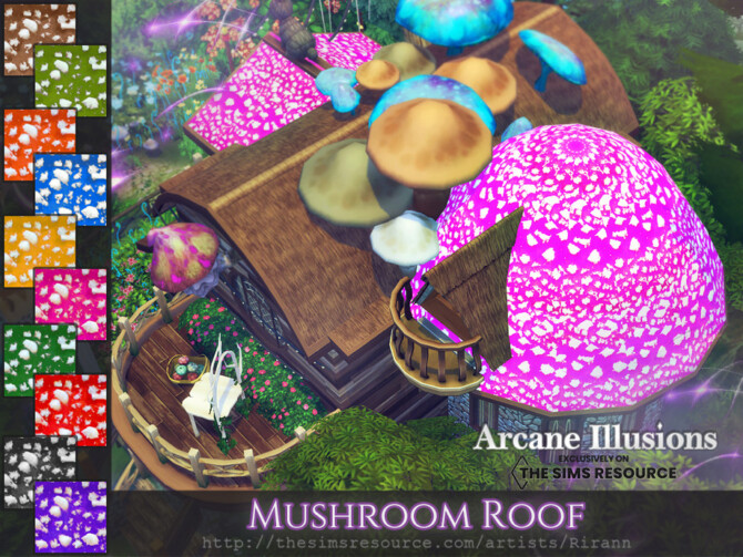 Arcane Illusions – Mushroom Roof by Rirann at TSR