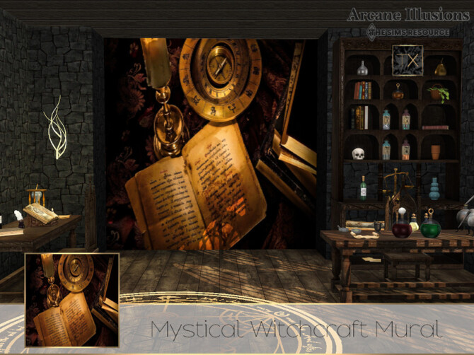 Arcane Illusions – Mystical Witchcraft Mural by theeaax at TSR