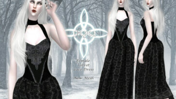 Arcane Illusions – NYVA – Long Dress by Helsoseira at TSR