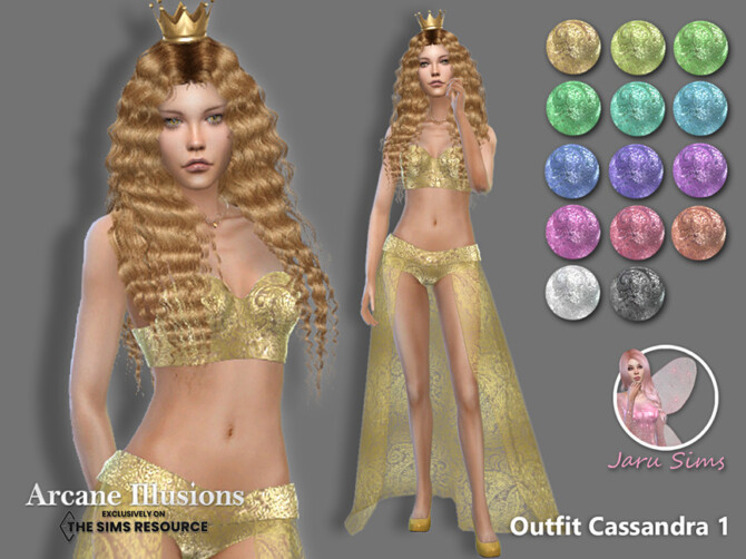 Arcane Illusions – Outfit Cassandra 1 by Jaru Sims at TSR