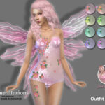 Arcane Illusions – Outfit Leila 1 by Jaru Sims at TSR