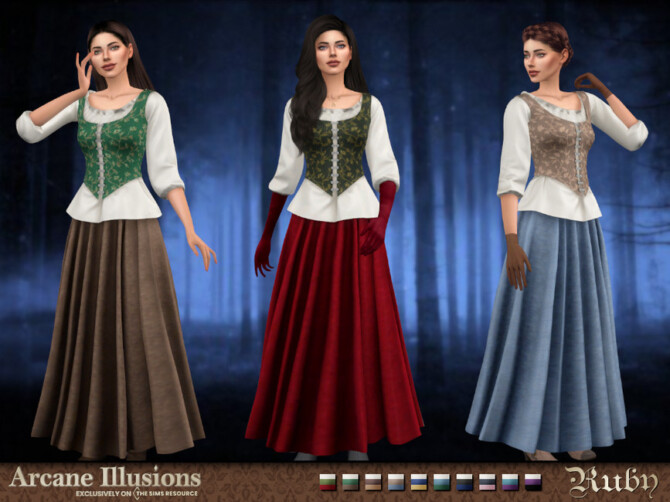 Arcane Illusions – Ruby Outfit by Sifix at TSR