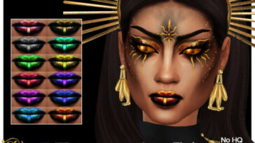 Arcane Illusions – Sun Goddess Lipstick by EvilQuinzel at TSR