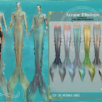 Arcane Illusions – Tail Merman Lunae by DanSimsFantasy at TSR