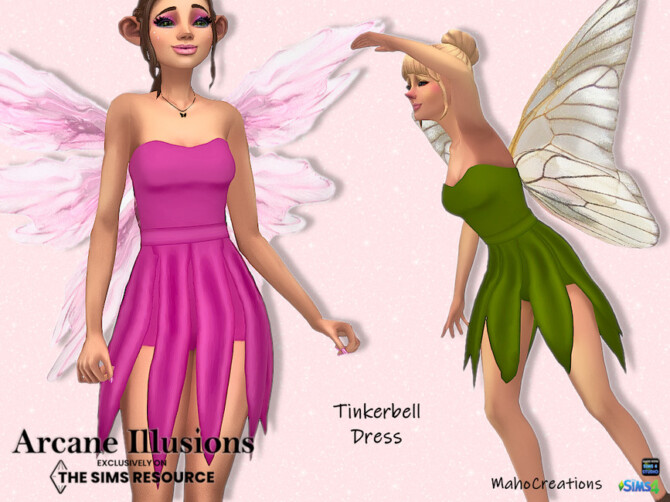 Arcane Illusions – Tinkerbell Dress by MahoCreations at TSR