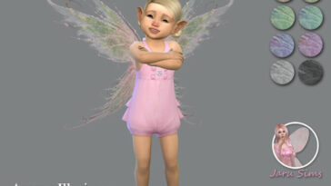 Arcane Illusions – Toddler Fairy Wings 1 by Jaru Sims at TSR