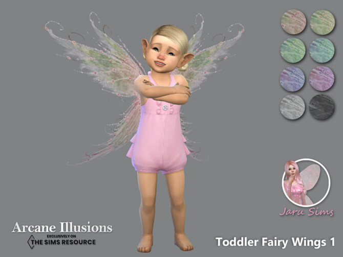 Arcane Illusions – Toddler Fairy Wings 1 by Jaru Sims at TSR