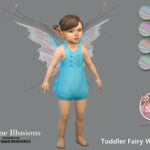 Arcane Illusions – Toddler Fairy Wings 2 by Jaru Sims at TSR