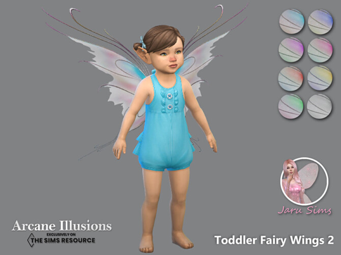 Arcane Illusions – Toddler Fairy Wings 2 by Jaru Sims at TSR