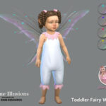 Arcane Illusions – Toddler Fairy Wings 3 by Jaru Sims at TSR