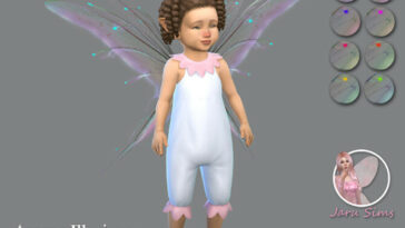 Arcane Illusions – Toddler Fairy Wings 3 by Jaru Sims at TSR