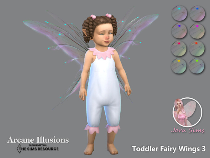 Arcane Illusions – Toddler Fairy Wings 3 by Jaru Sims at TSR