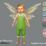 Arcane Illusions – Toddler Fairy Wings 5 by Jaru Sims at TSR