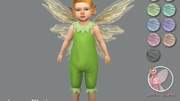 Arcane Illusions – Toddler Fairy Wings 5 by Jaru Sims at TSR