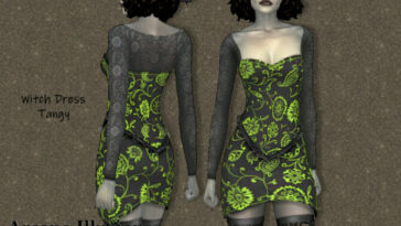 Arcane Illusions – Witch Dress Tangy by MahoCreations at TSR