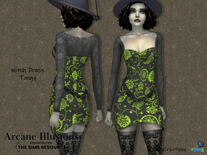 Arcane Illusions – Witch Dress Tangy by MahoCreations at TSR