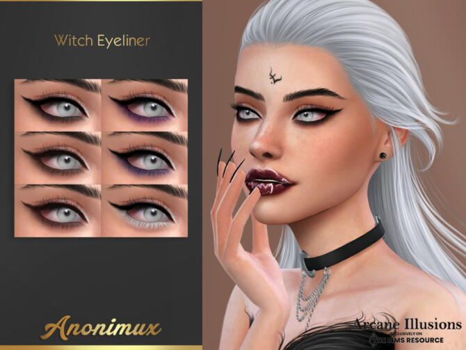 Arcane Illusions – Witch Eyeliner by Anonimux Simmer at TSR