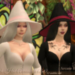 Arcane Illusions – Witch Hat Accessories (Set: v1 and v2) by Dissia at TSR