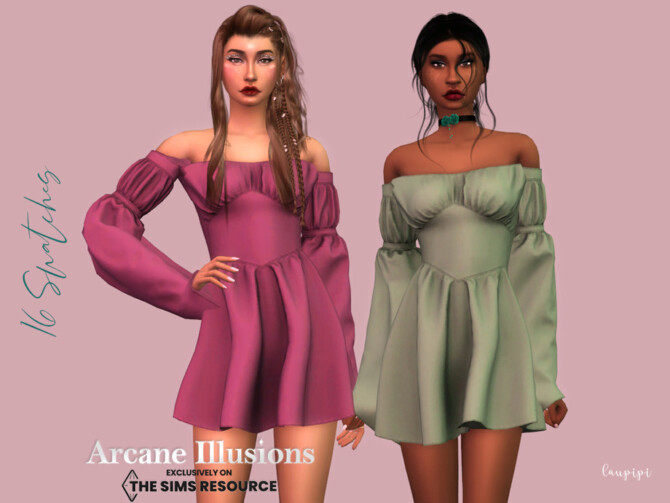 Arcane Ilusions – Dress by laupipi at TSR