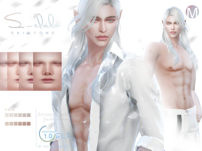 Arcane illusion Elf skintones Male by S-Club at TSR