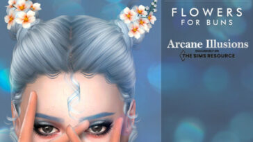 Arcane illusions – Flowers for buns by TsminhSims at TSR