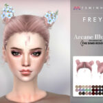 Arcane illusions – Freya Hair by TsminhSims at TSR