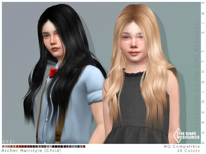 Archer Hairstyle [Child] by DarkNighTt at TSR