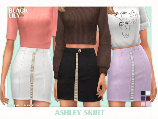 Ashley Skirt by Black Lily at TSR