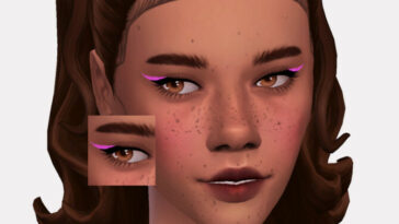 Aster Eyeliner by Sagittariah at TSR