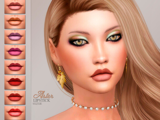 Aster Lipstick N22 by Suzue at TSR