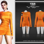 Asymmetic Dress BD492 by busra-tr at TSR