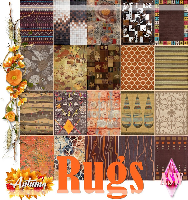 Autumn Rugs at Annett’s Sims 4 Welt