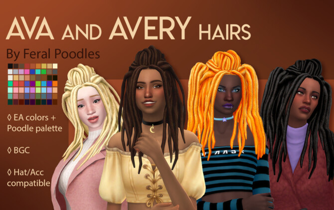 Ava and Avery Hairs at Feral Poodles