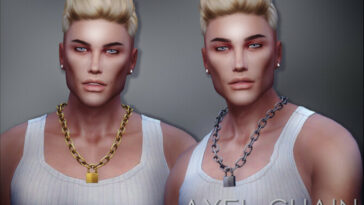 Axel Chain Necklace by mathcope at TSR