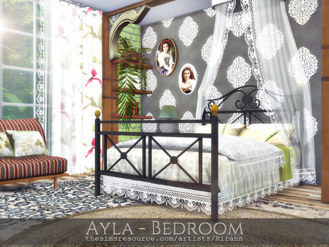 Ayla Bedroom by Rirann at TSR